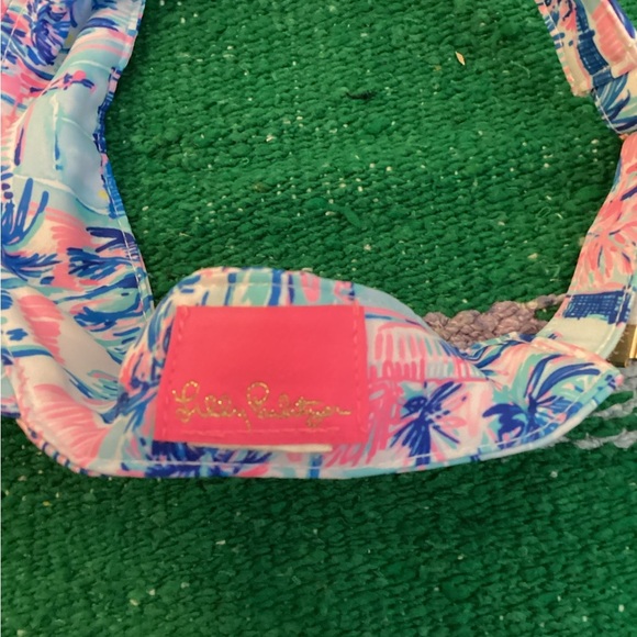 Lilly Pulitzer Blue Perfect Match IT'S A MATCH VISOR Tennis Golf Adjustable - Picture 3 of 3
